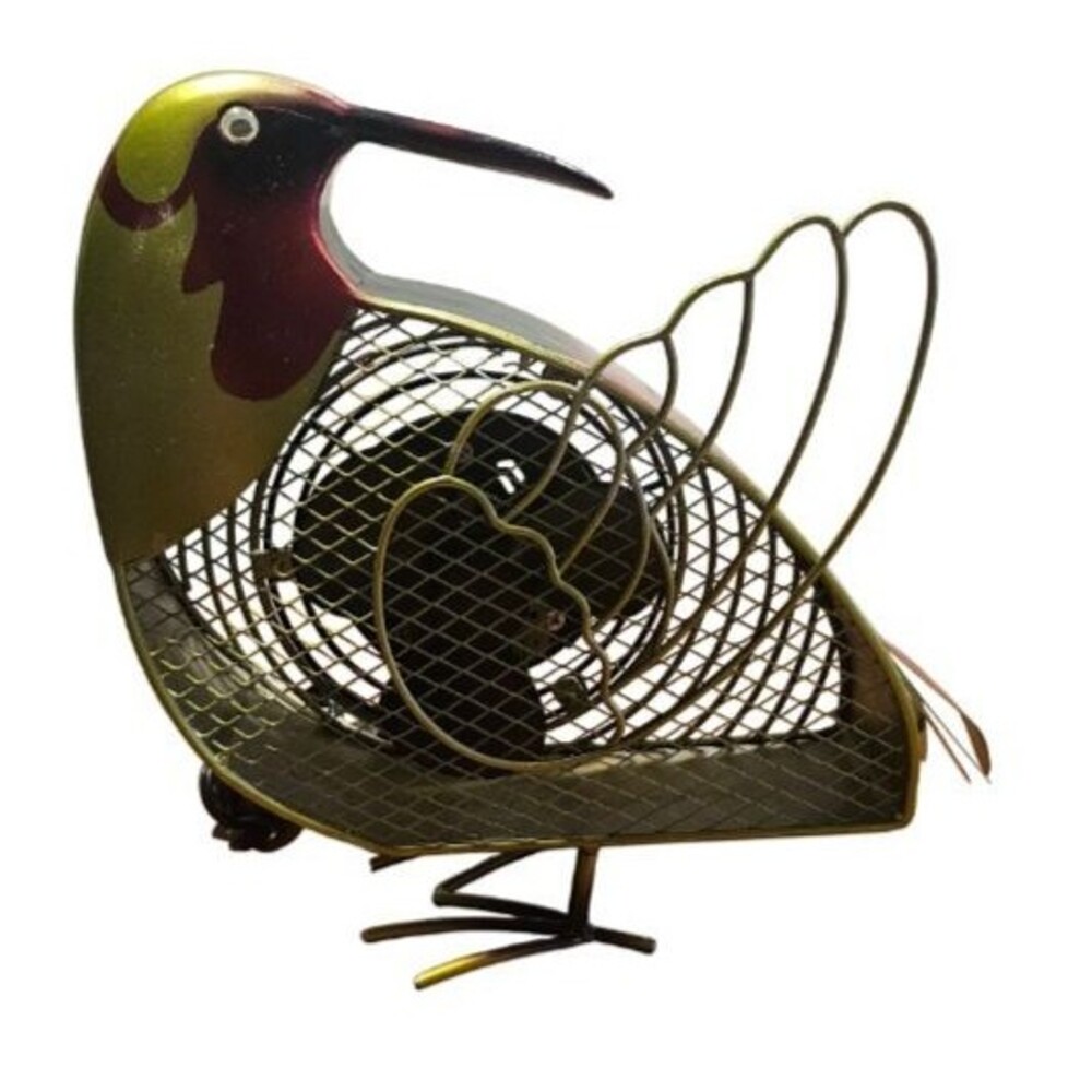 Deco Breeze Hummingbird Metal Electric Fan DBF0261 Decorative Desk Fan Working